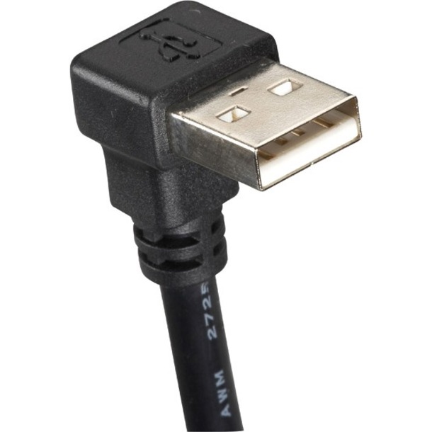 Black Box USB 2.0 Cable - Type A Male (Right Angle) to Type A Female, 4-ft. (1.2-m) - Thumbnail 2