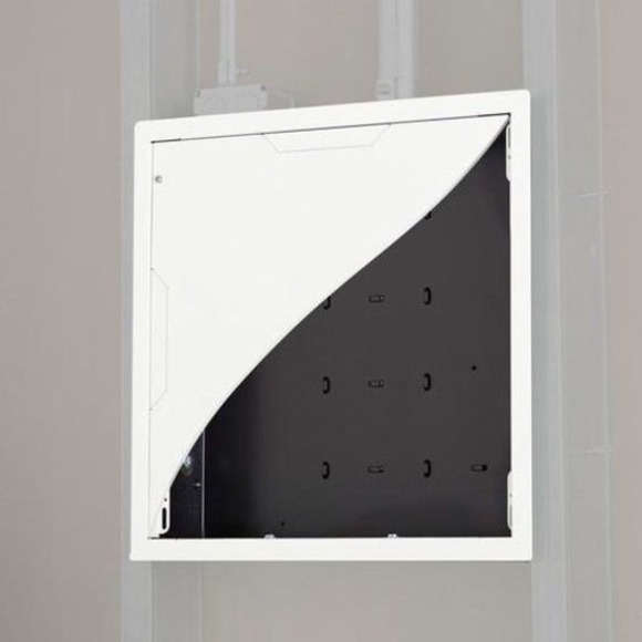 Chief Proximity In-Wall Storage Box with Flange & Cover - Black - Thumbnail 2