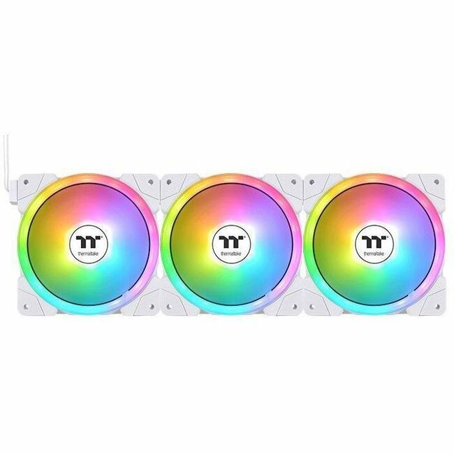 Thermaltake SWAFAN EX14 ARGB Sync PC Cooling Fan White TT Premium Edition (3-Fan Pack) - 3 Pack - Thumbnail 1