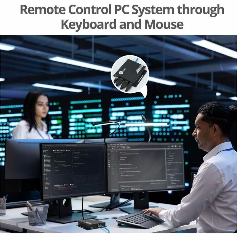 SIIG HDMI 4K30Hz KVM Over IP Extender - RX