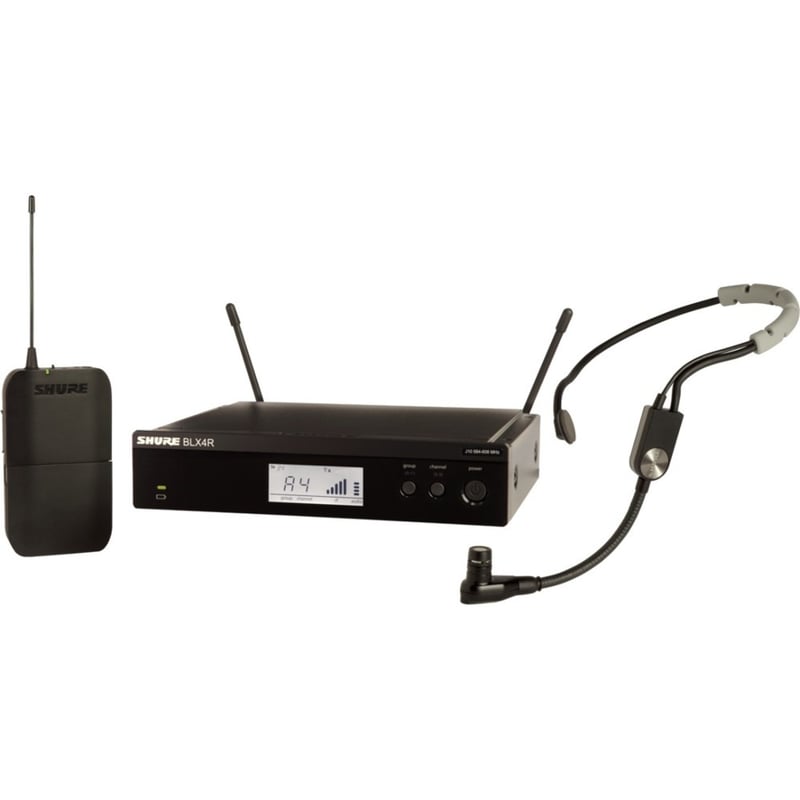 Shure BLX14R/SM35 Wireless Rack-mount Headset System with SM35 Headset Microphone - Thumbnail 1