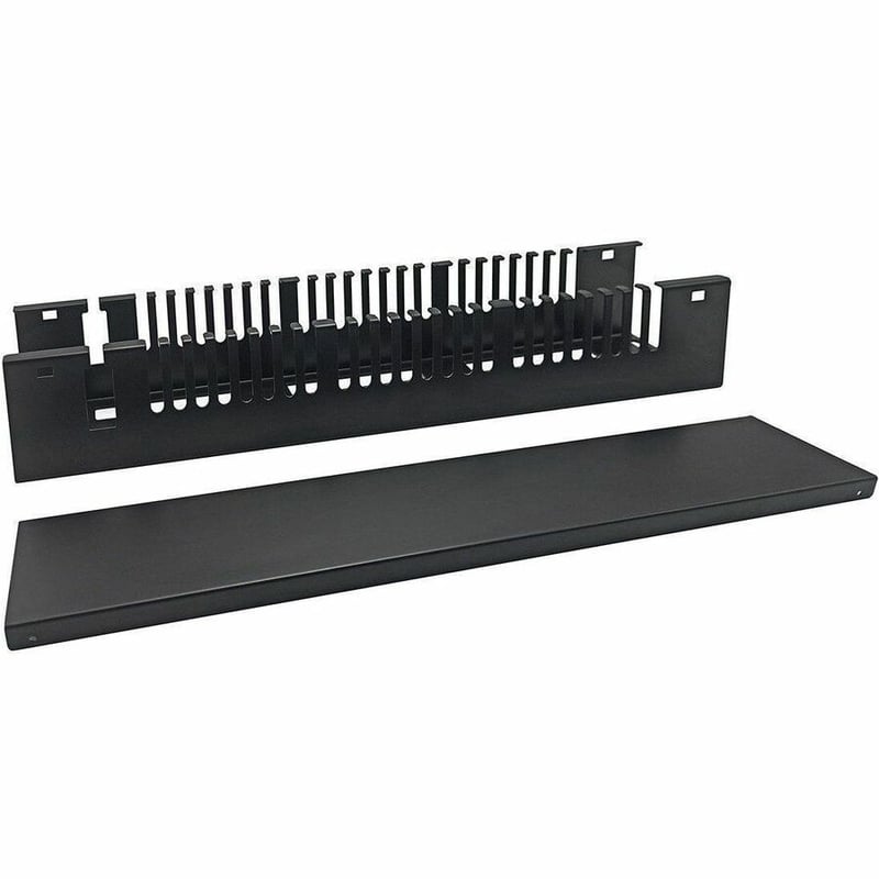 THIS CABLE MANAGER IS DESIGNED TO MOUNT TO A STANDARD 19 RACK TO ORGANIZE CABLES - Thumbnail 3