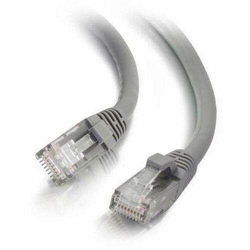 Quiktron Q-Series Patch Cords, Cat6, Booted, Gray, 6 Ft
