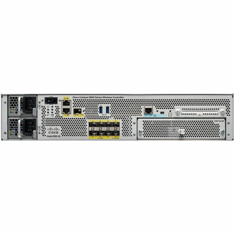 Cisco Catalyst C9800-80 Wi-Fi 5 IEEE 802.11a/b/g/n/ac/ax/d/h/k/r/w/u/e Wireless LAN Controller - Thumbnail 4