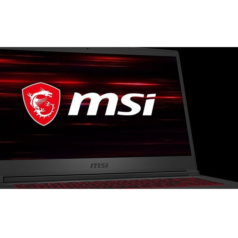 MSI GF65 THIN GF65 Thin 10UE-091 15.6" Gaming Notebook - Full HD - 1920 x 1080 - Intel Core i7 10th Gen i7-10750H 2.60 GHz - 8 GB Total RAM - 512 GB SSD - Core Black