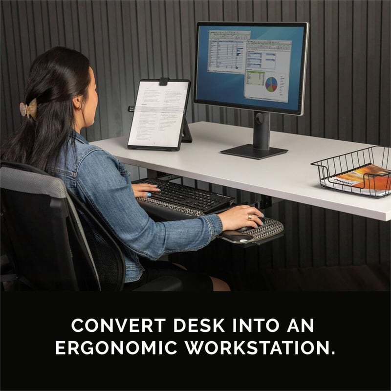 Office Suites Underdesk Keyboard Drawer - Thumbnail 2