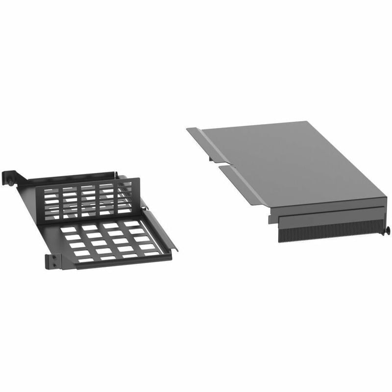 Panduit HD Flex Enclosure Slack Plate w/Rear 2RU, White - Thumbnail 2