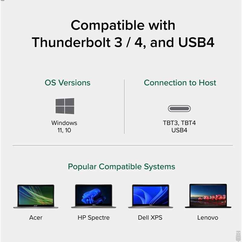 Plugable Thunderbolt 4 Data Transfer Cable - Thumbnail 5