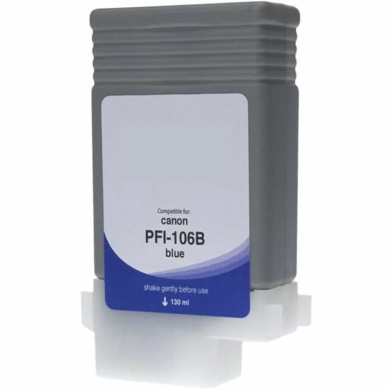 WF Non-OEM New Blue Wide Format Ink Cartridge for Canon PFI-106 (6629B001AA) - Thumbnail 1