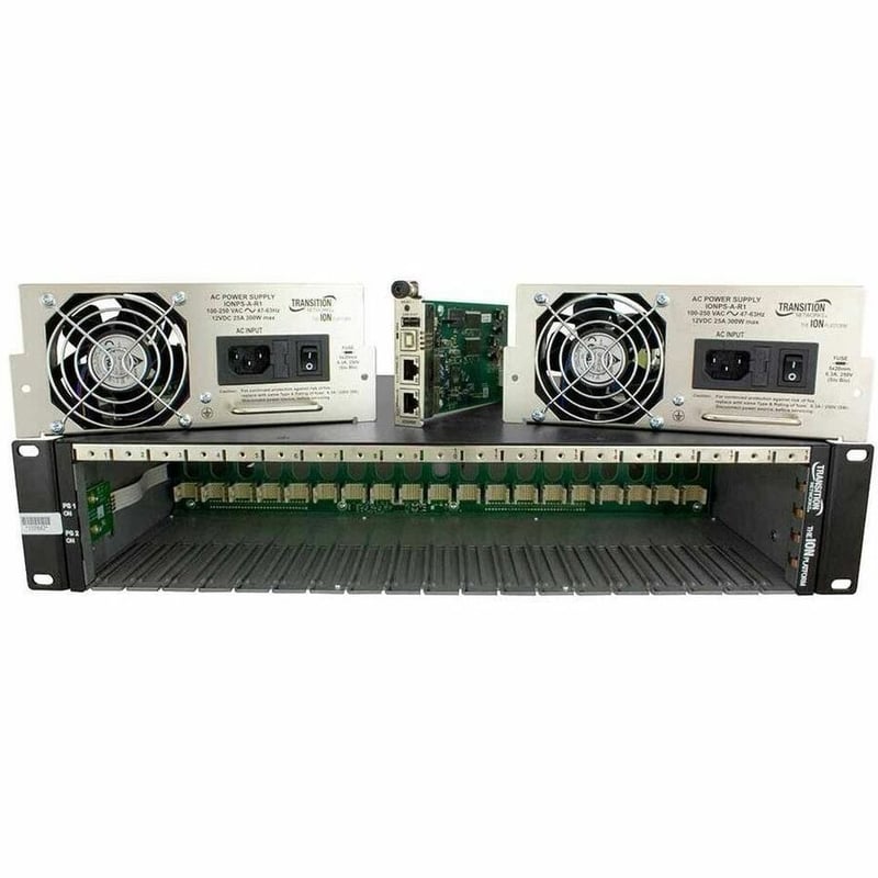 Lantronix 19-Slot Chassis for ION Slide-in Modules - Thumbnail 1