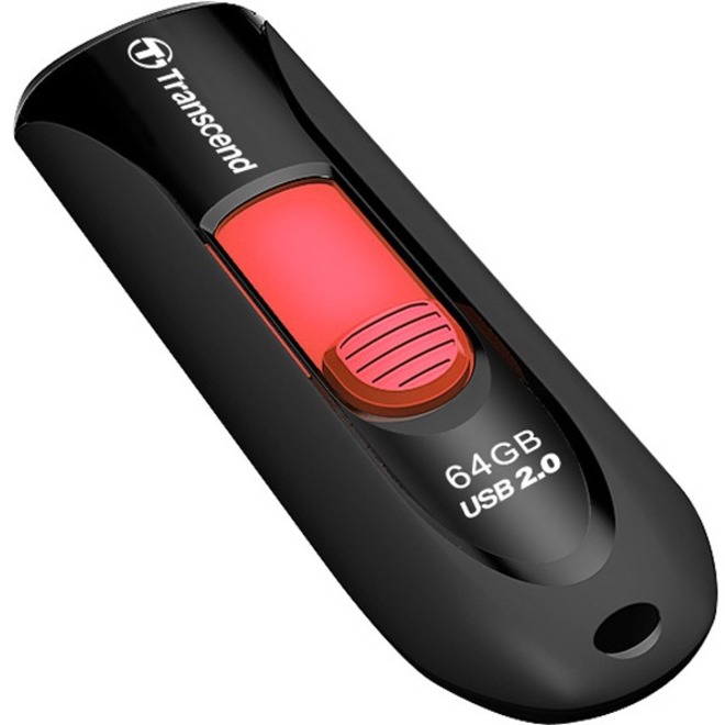 Transcend 64GB JetFlash 590 USB 2.0 Flash Drive - Thumbnail 2