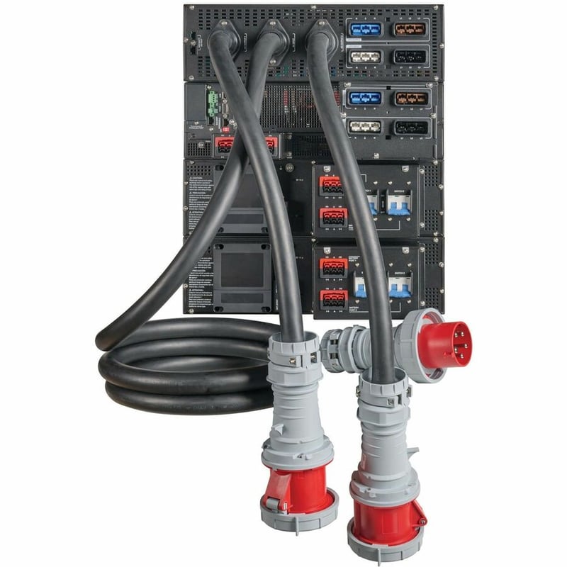 20000VA/W 400V 3PH ONLINE UPS 60A IN/OUT BYPASS CYBERSECURE 12U - Thumbnail 4