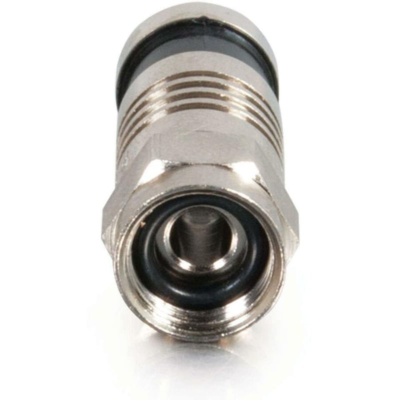 C2G RG59 Compression F-Type Connector with O-Ring - 10pk - Thumbnail 4