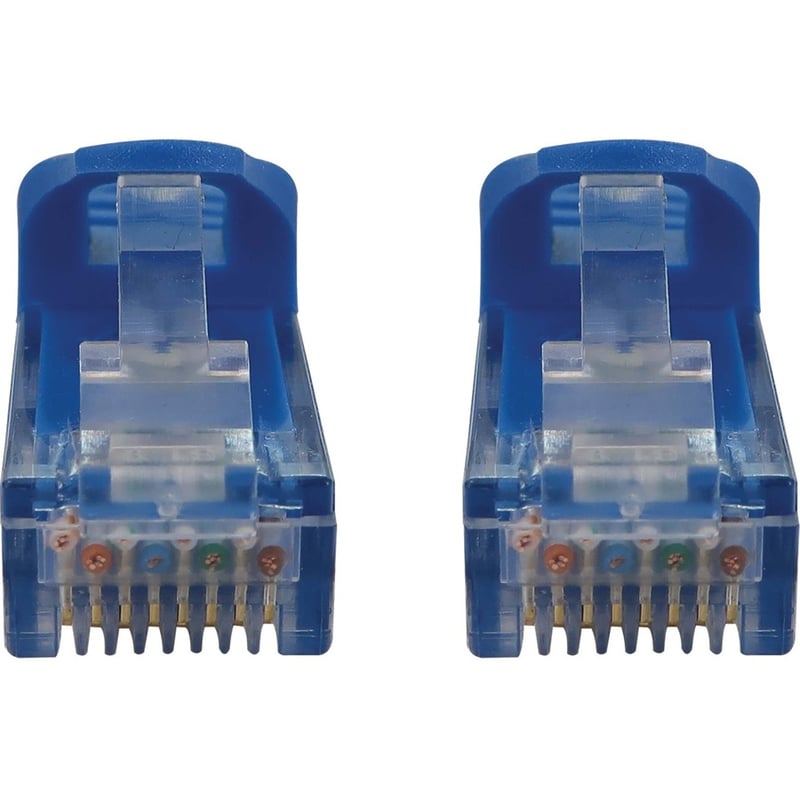 Eaton Tripp Lite Series Cat6a 10G Snagless Molded UTP Ethernet Cable (RJ45 M/M), PoE, Blue, 10 ft. (3.1 m) - Thumbnail 3