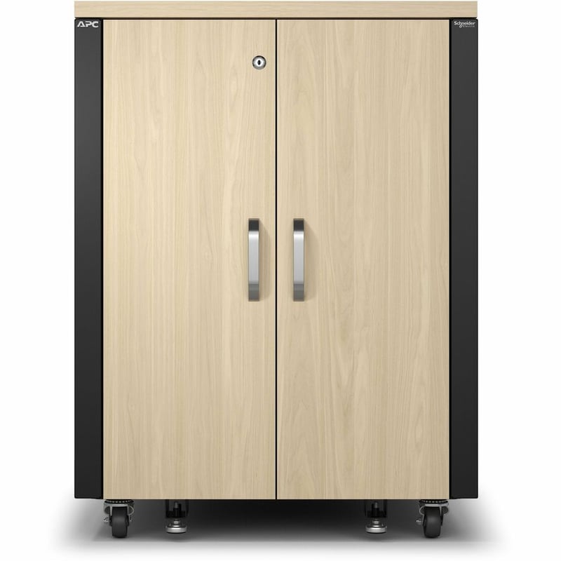 APC by Schneider Electric NetShelter Soundproof, 17U, Server Rack Enclosure, 120V, Maple - Thumbnail 2