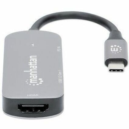 USB-C Dock/Hub, Ports (x3): HDMI, USB-A and USB-C, With Power Delivery (100W) to USB-C Port (Note add USB-C wall charger and USB-C cable needed), Universal for all devices, All Ports can be used at the same time, Aluminium, Space Grey, 3 Year Warranty - Thumbnail 5