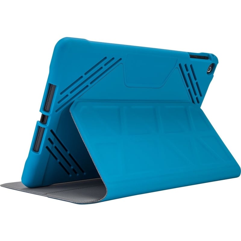 Targus 3D Protection THZ61202GL Carrying Case (Folio) Apple iPad Air, iPad Air 2 Tablet - Blue - Thumbnail 3