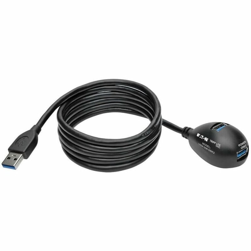 Tripp Lite by Eaton 2-Port USB 3.0 SuperSpeed Desktop Extension Cable A (M/2xF) 6 ft. (1.83 m) - Thumbnail 3