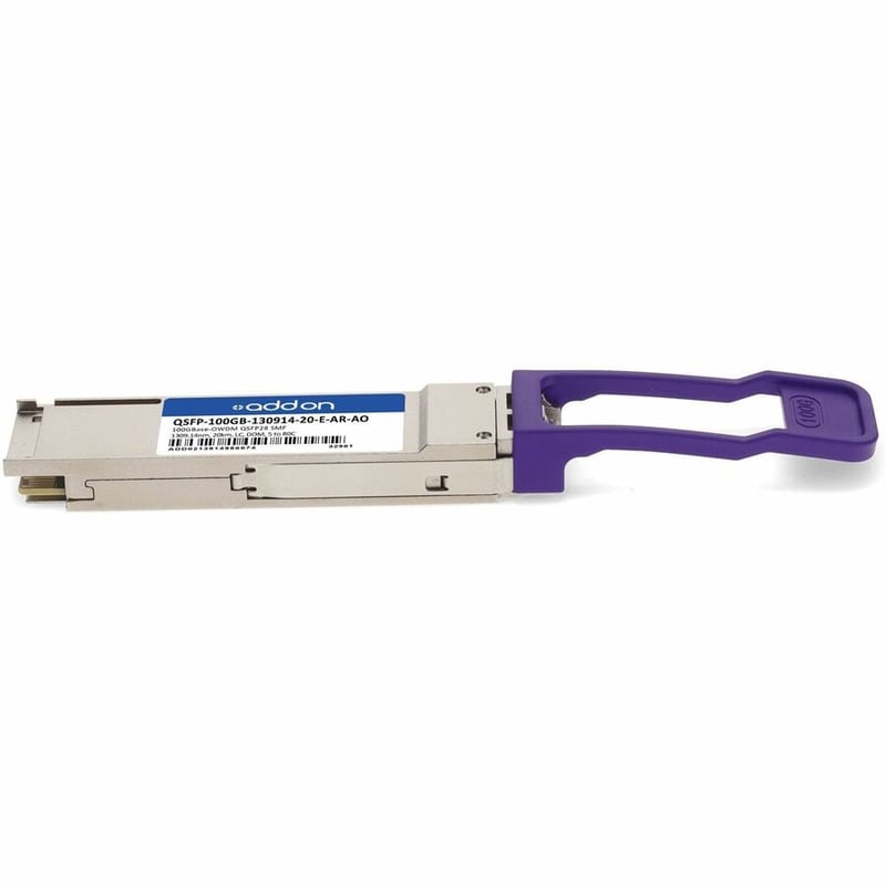 AddOn Arista Networks® Compatible TAA 100GBase-OWDM QSFP28 Transceiver O-Band Channel OW309 50GHz (SMF, 1309.14nm, 20km, LC, DOM, -5 to +80C) - Thumbnail 2