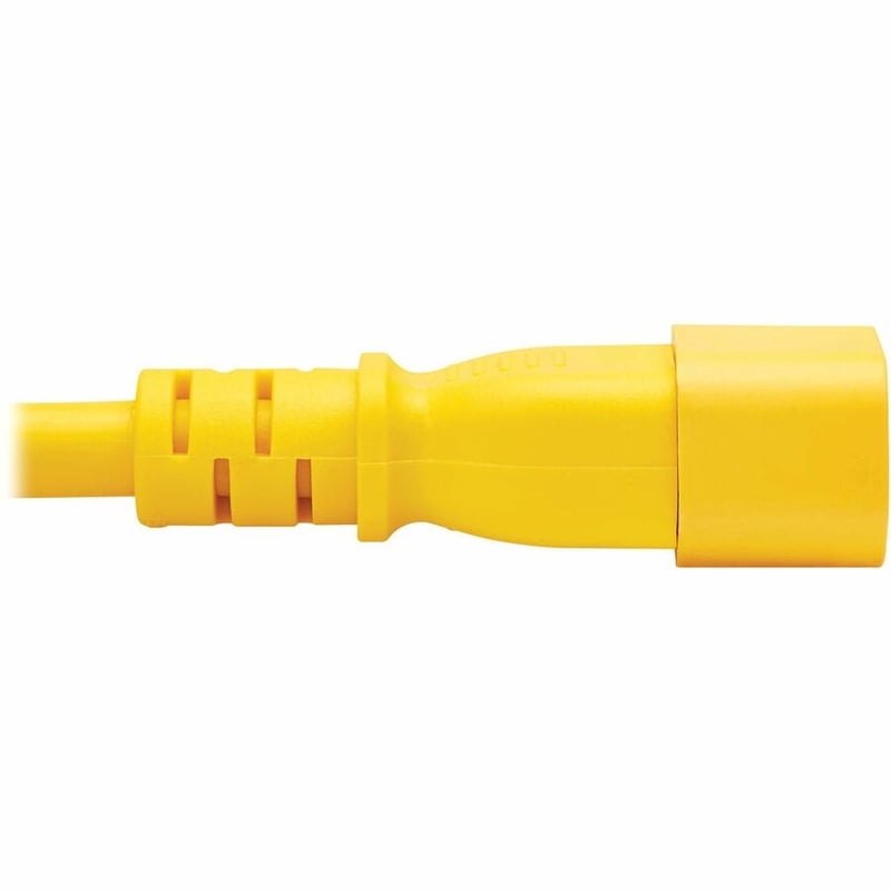 Eaton Tripp Lite Series Power Cord C14 to C15 - Heavy-Duty, 15A, 250V, 14 AWG, 10 ft. (3.1 m), Yellow - Thumbnail 4