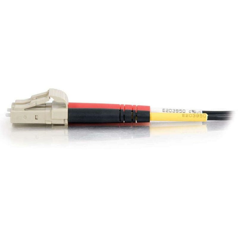 C2G-5m LC-LC 62.5/125 OM1 Duplex Multimode PVC Fiber Optic Cable - Black - Thumbnail 3