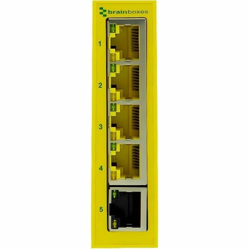 IND.5 PORT POE+ GB ENET SWITCH INDUSTRIAL COMPACT -40F TO +158F - Thumbnail 5