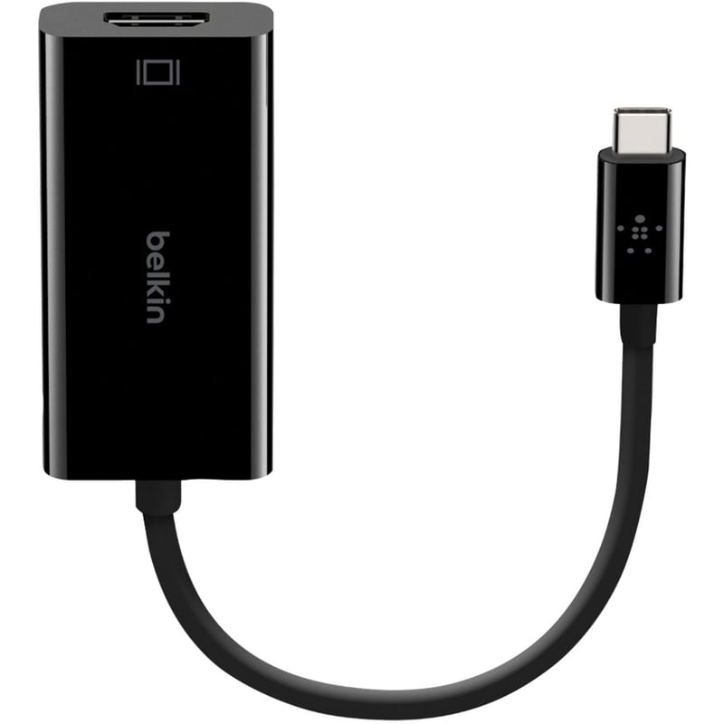 Belkin USB-C to HDMI Adapter Cable, 4k, video adapter - black - Thunderbolt 3/DisplayPort - Thumbnail 5