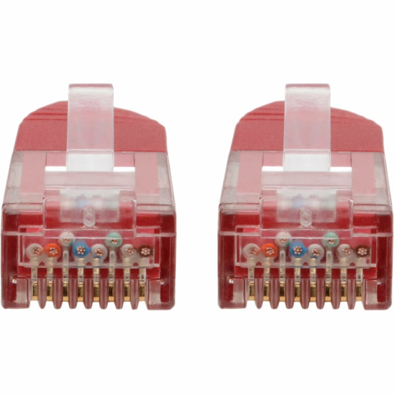 Eaton Tripp Lite Series Cat6 Gigabit Molded (UTP) Ethernet Cable (RJ45 M/M), PoE, Red, 100 ft. (30.5 m) - Thumbnail 3