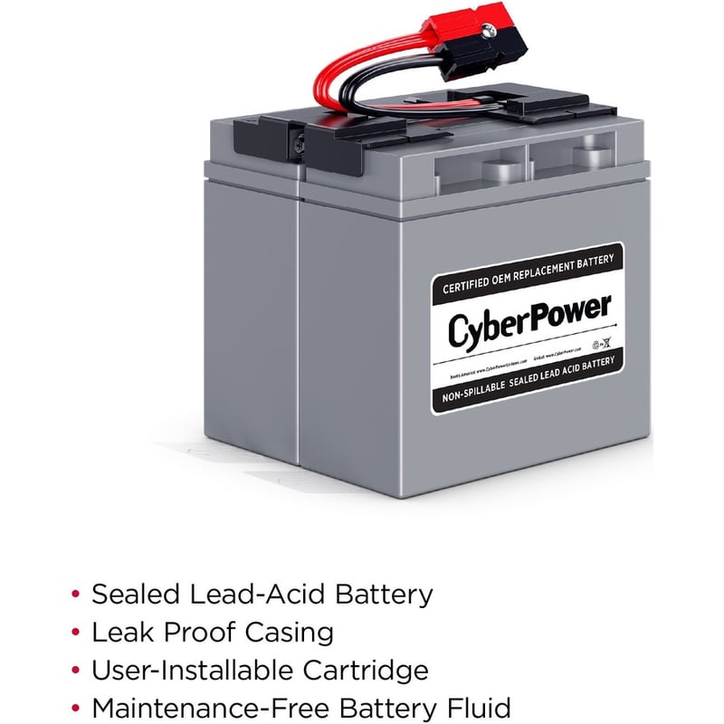 CyberPower RB12170X2A Replacement Battery Cartridge - Thumbnail 2