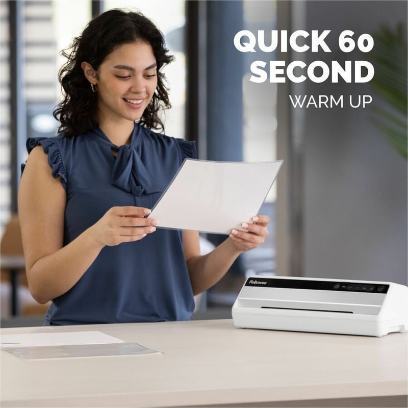 Fellowes Saturn 3i 95 Thermal Laminator Machine for Home or Office with Pouch Starter Kit, 9.5 inch, Fast Warm-Up, Jam-Free Design (5735801) - Thumbnail 2