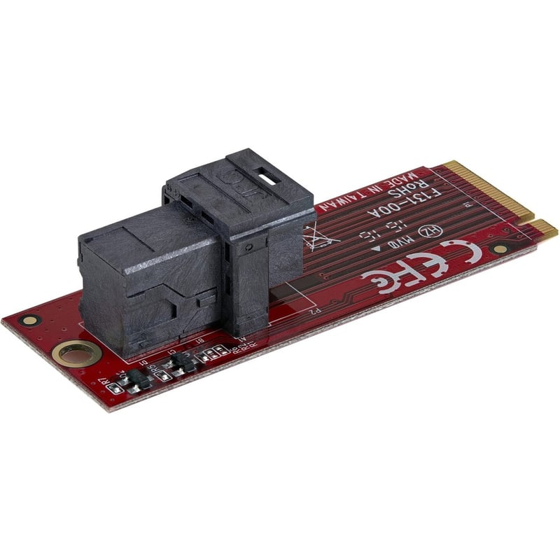 StarTech.com U.2 to M.2 Adapter for U.2 NVMe SSD - M.2 PCIe x4 Host Interface - U.2 SSD SFF-8643 Adapter - M2 PCIe Adapter - U.2 Drive Adapter - Thumbnail 2