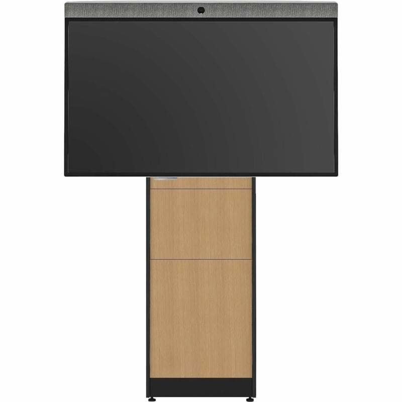 STRUT70 SINGLE MOUNT NATURAL OAK FRONT BLACK TRIM - Thumbnail 1
