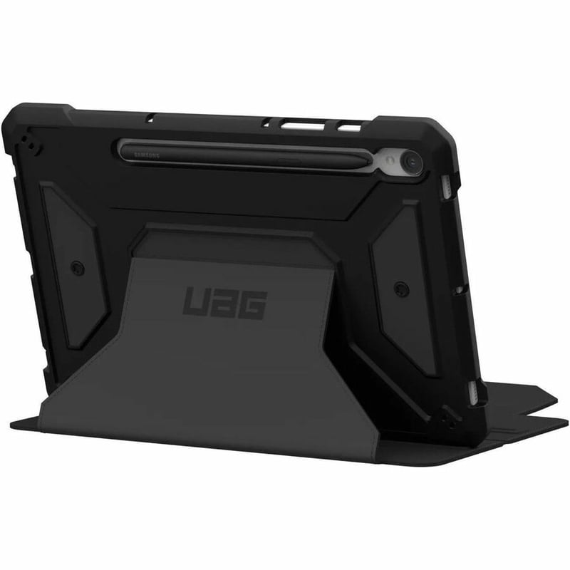 Urban Armor Gear Metropolis SE Rugged Carrying Case (Folio) for 11" Samsung Galaxy Tab S9 Tablet, Stylus - Black - Thumbnail 3
