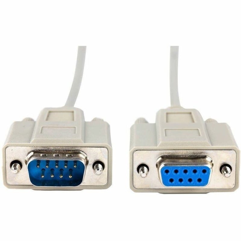 DB 9 M/F CABLE MOLDED 10FT - Thumbnail 2