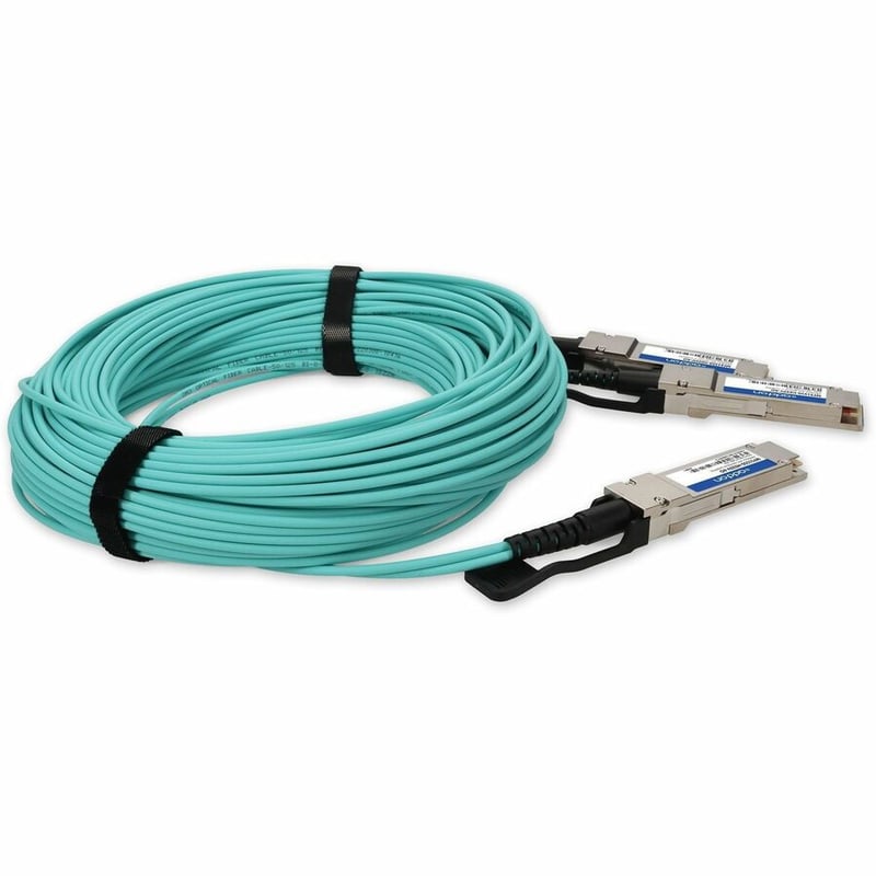 AddOn Mellanox® MFS1S50-H020V Compatible TAA 200G-AOC QSFP56 to 2xQSFP56 Infiniband HDR Active Optical Cable (850nm, MMF, 20m, LSZH) - Thumbnail 5