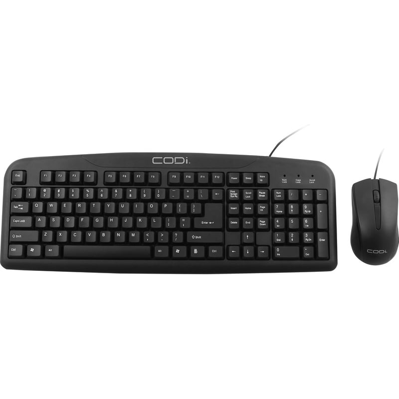 CODi Wired USB-A Mouse and Keyboard Combination - Thumbnail 2