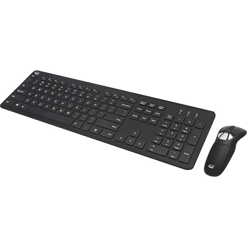Adesso Air Mouse Go Plus With Full Size Keyboard - Thumbnail 1