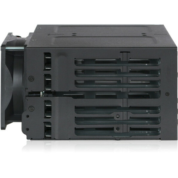 Icy Dock ToughArmor MB516SP-B Drive Enclosure for 5.25" - Serial ATA, Mini-SAS HD Host Interface Internal - Black