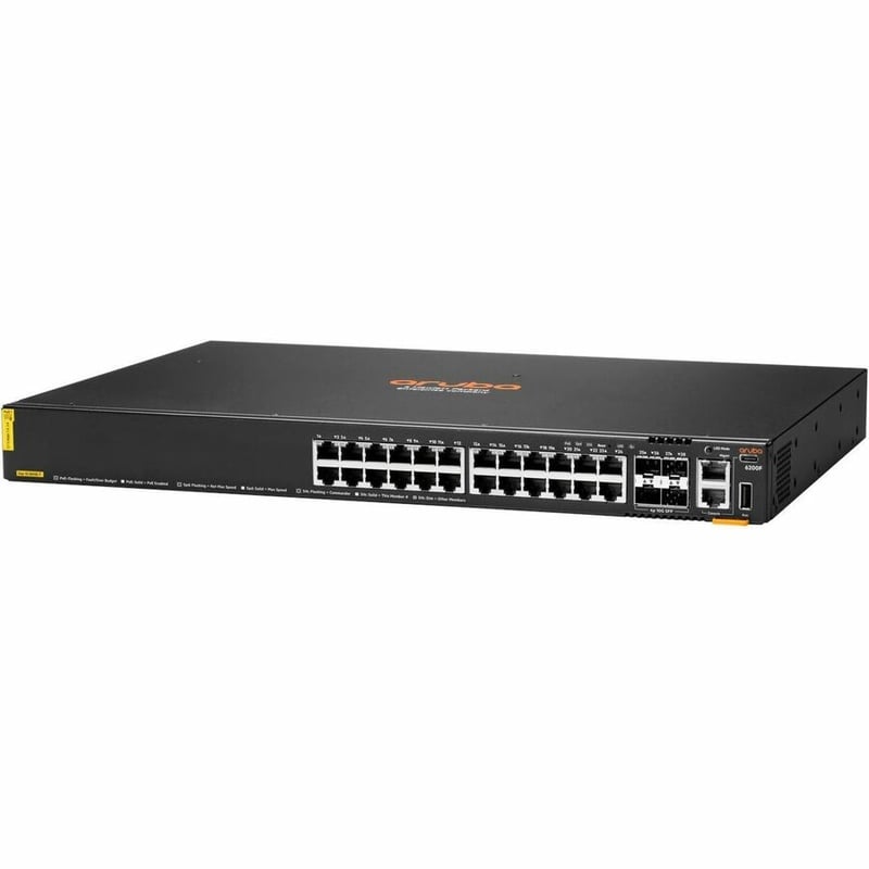 Aruba CX 6200F 24G Class 4 PoE 4SFP+ 370W Switch - Thumbnail 2