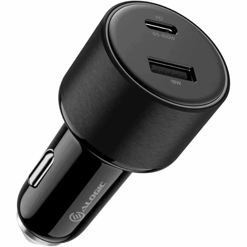 Alogic Rapid Power 100W Car Charger with 1 X USB-C Port & 1 X USB-A Port - Thumbnail 2