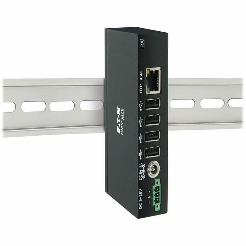 Tripp Lite by Eaton 4-Port Industrial USB over Cat6 Extender ESD Protection PoC - USB 2.0 Mountable 150 ft. (45.72 m) TAA - Thumbnail 4