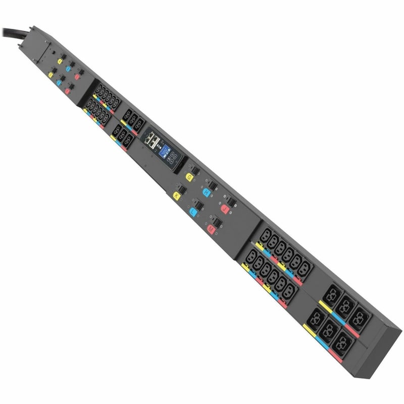 3-PHASE MANAGED HDX RACK PDU G4 240/415V 36 OUTLETS 24 C13 +12 C39 - Thumbnail 1