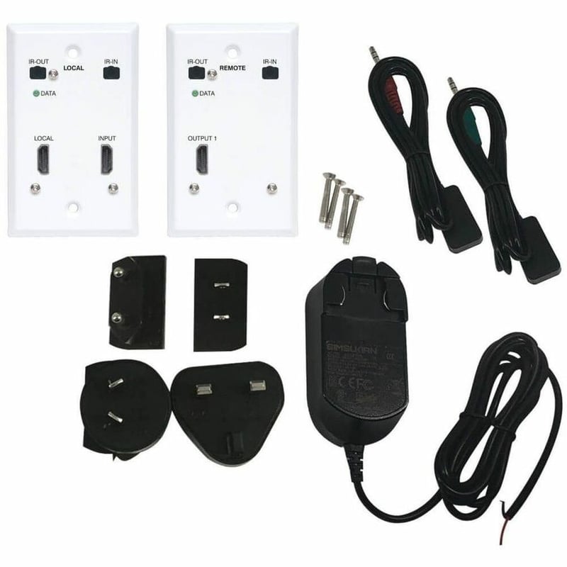 Tripp Lite by Eaton HDMI over Cat6 Extender Kit Wallplate 4K 60Hz 4:4:4 IR PoC HDR HDCP 2.2 230 ft. TAA - Thumbnail 3