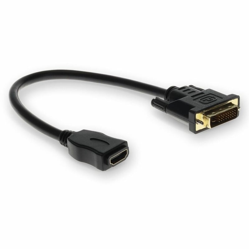 DVI-D Dual Link (24+1 pin) Male to HDMI 1.3 Female Black Adapter For Resolution Up to 2560x1600 (WQXGA) - Thumbnail 3