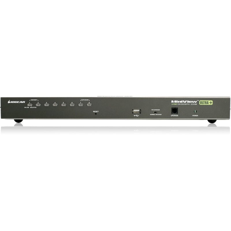 IOGEAR 8-Port USB PS/2 Combo VGA DisplayPort KVM Kit - Thumbnail 4