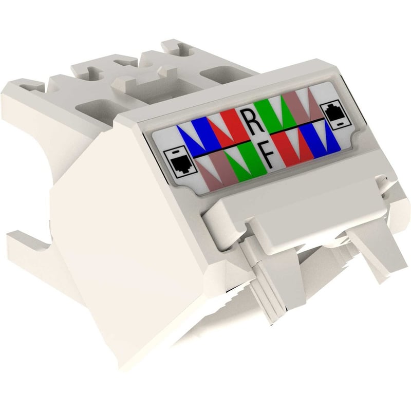 PanNet 45&deg; Angled Wire Cap for Cat 6A UTP TG Jack - Thumbnail 4
