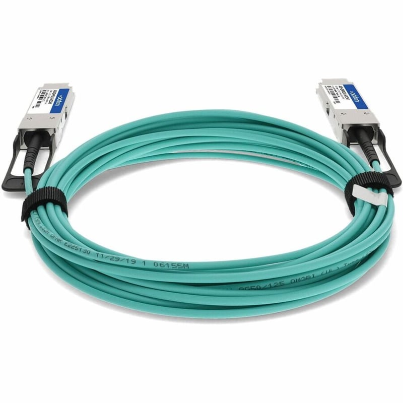 AddOn HP® to Juniper Networks® JNP-40G-AOC-5M Compatible TAA 40GBase-AOC QSFP+ to QSFP+ Active Optical Cable (850nm, MMF, 5m) - Thumbnail 4
