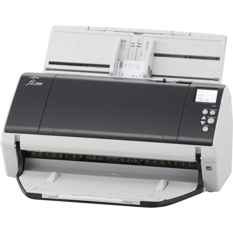 FI-7480 DEPARTMENTAL SCANNER PSIP 80PPM/160IPM 100PG ADF USB3.0 - Thumbnail 5