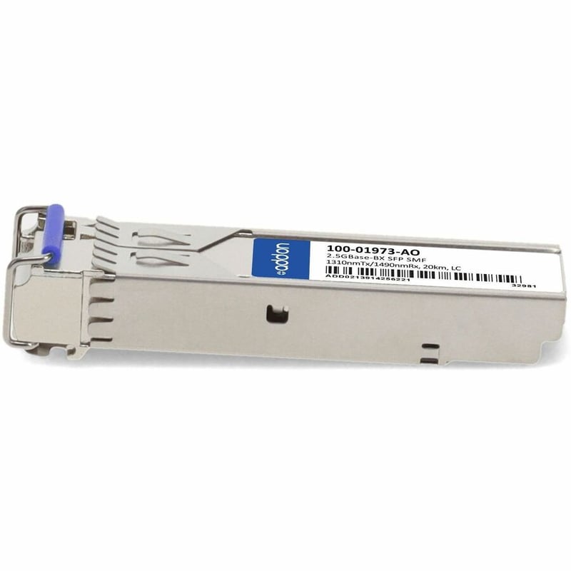 AddOn Calix 100-01973 Compatible TAA Compliant 2.5GBase-BX SFP Transceiver (SMF, 1310nmTx/1490nmRx, 20km, LC, -40 to 85C) - Thumbnail 2