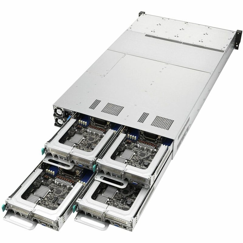 Asus RS720Q-E11-RS8U-3WSTEVHS Barebone System - 2U Rack-mountable - Socket LGA-4677 - 2 x Processor Support - Thumbnail 2